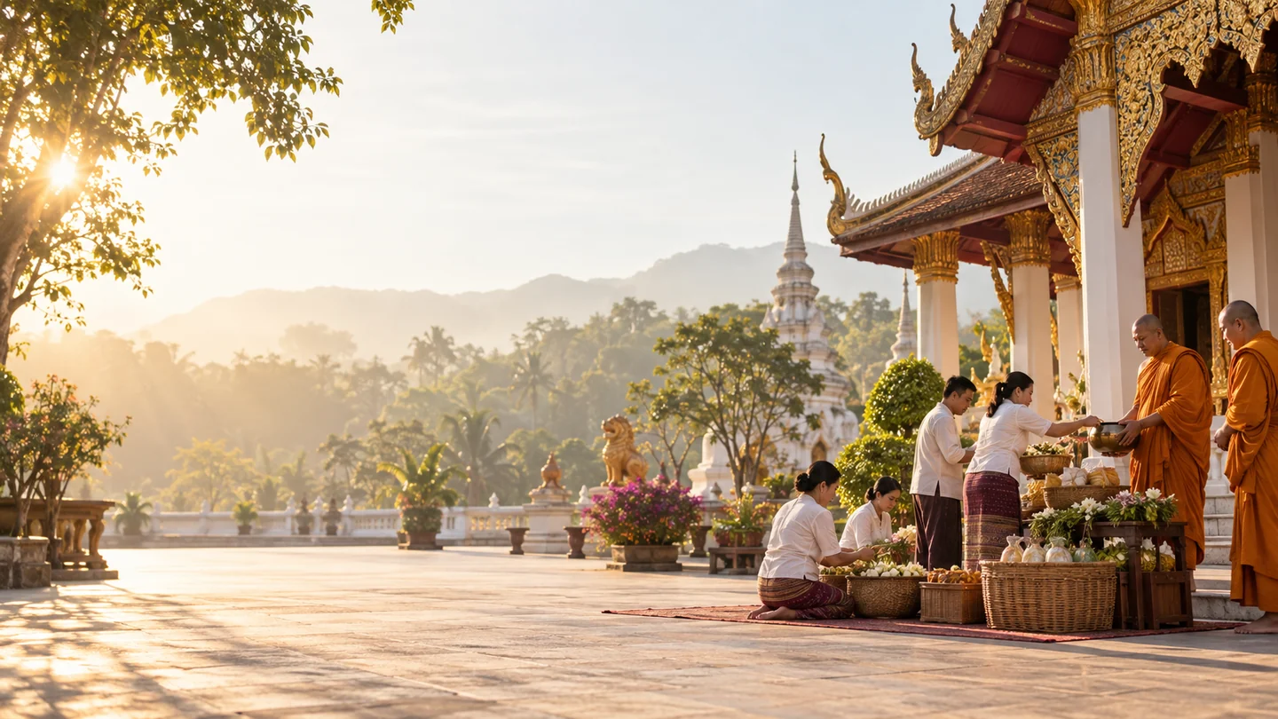 Temple & Dharma representative business scene