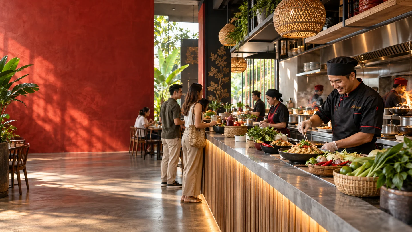 Thai Food Express representative business scene