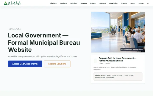 Local Government - Variant A (Classic)